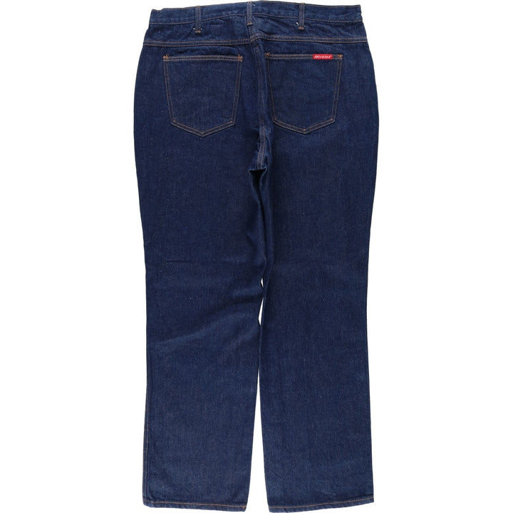 80s-90'S Dickies Straight Denim Pants, Men's W36 (approx.), Vintage unclear blue type Vintage Second Hand