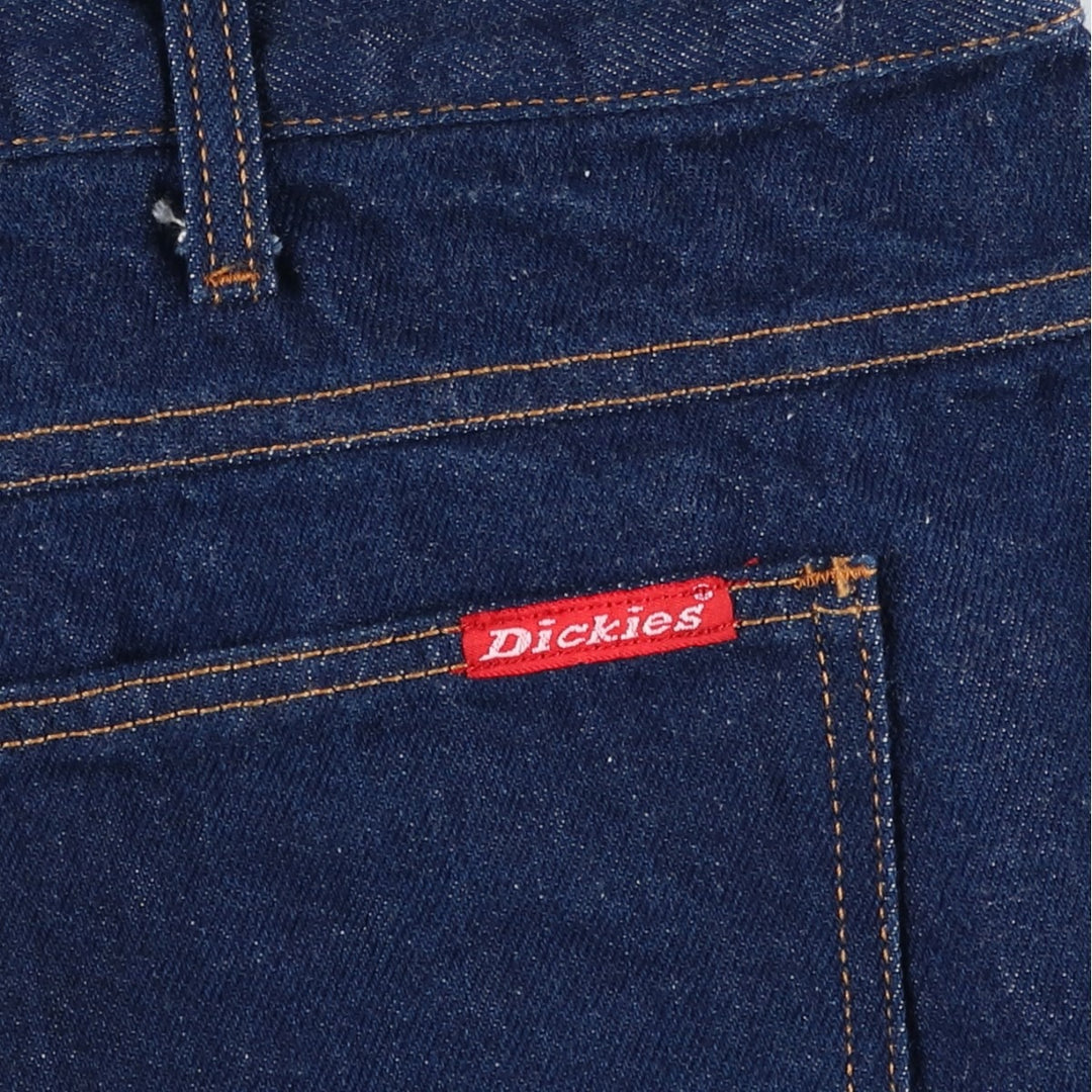 80s-90'S Dickies Straight Denim Pants, Men's W36 (approx.), Vintage unclear blue type Vintage Second Hand