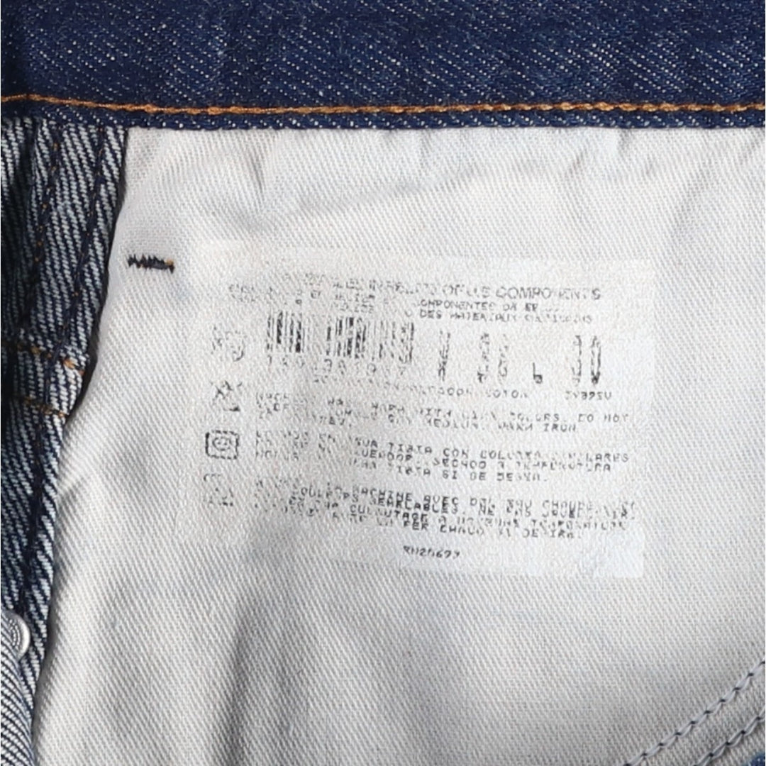 80s-90'S Dickies Straight Denim Pants, Men's W36 (approx.), Vintage unclear blue type Vintage Second Hand