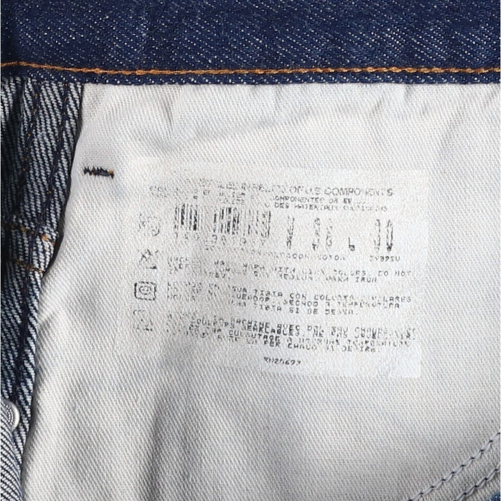 80s-90'S Dickies Straight Denim Pants, Men's W36 (approx.), Vintage unclear blue type Vintage Second Hand