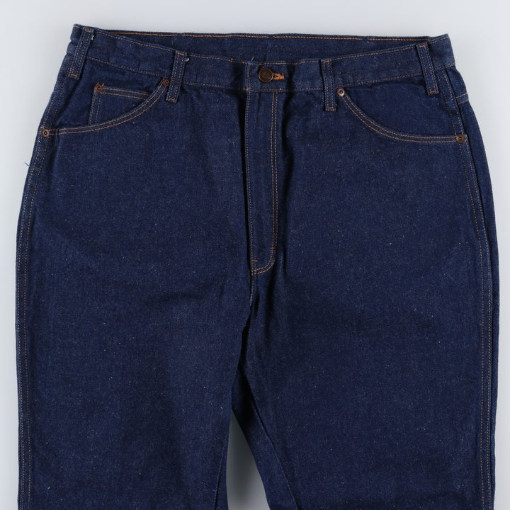 80s-90'S Dickies Straight Denim Pants, Men's W36 (approx.), Vintage unclear blue type Vintage Second Hand