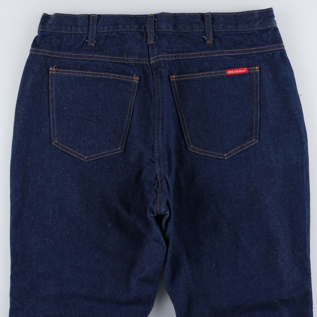 80s-90'S Dickies Straight Denim Pants, Men's W36 (approx.), Vintage unclear blue type Vintage Second Hand
