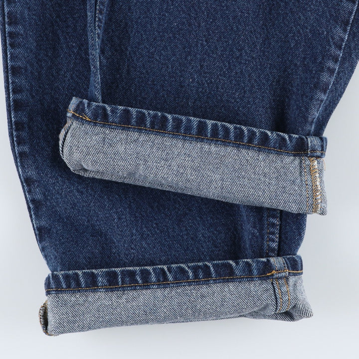 Ralph Lauren POLO JEANS COMPANY 67 Loose Fit Tapered Denim Pants, Men's Size W34 (approx.) cotton blue type Vintage Second Hand