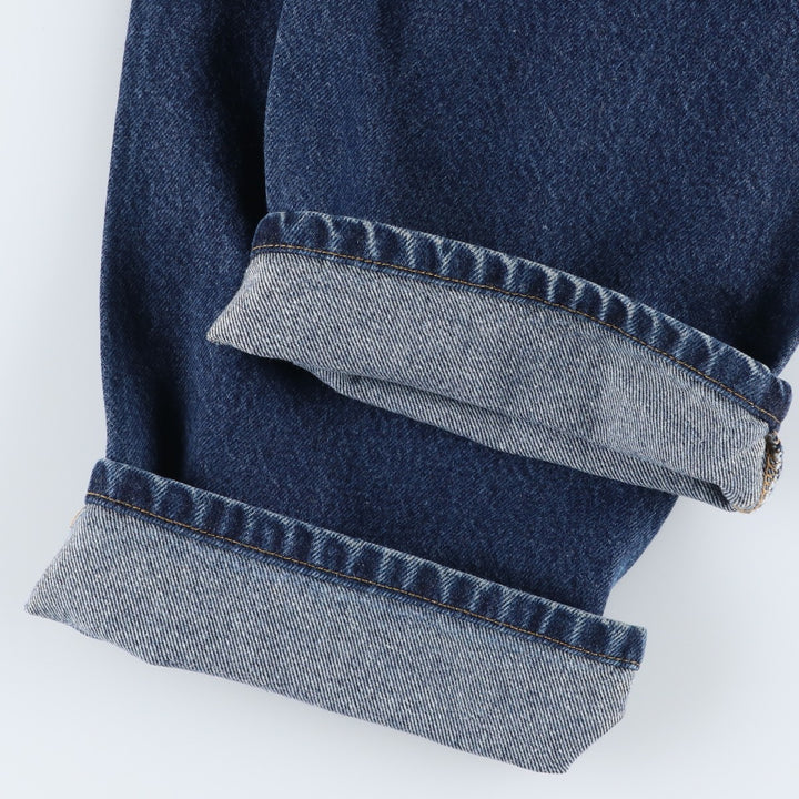 Ralph Lauren POLO JEANS COMPANY 67 Loose Fit Tapered Denim Pants, Men's Size W34 (approx.) cotton blue type Vintage Second Hand