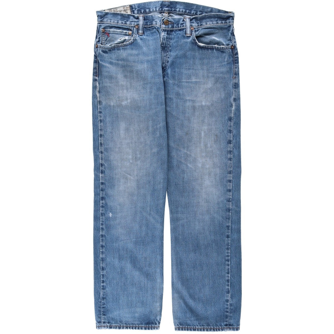 Ralph Lauren Polo Ralph Lauren Straight Denim Pants, Men's W35 (approx.) cotton blue type Vintage Second Hand