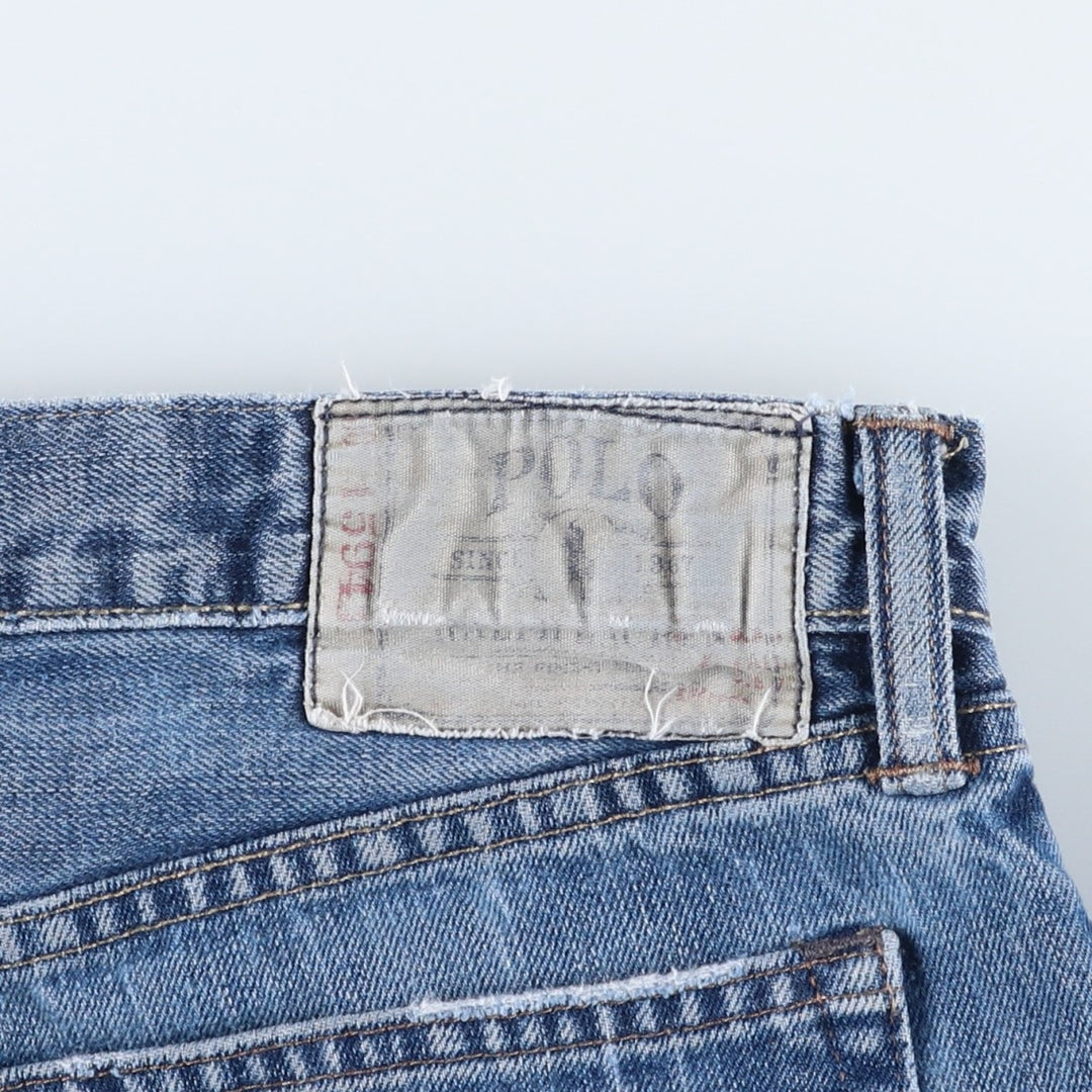 Ralph Lauren Polo Ralph Lauren Straight Denim Pants, Men's W35 (approx.) cotton blue type Vintage Second Hand