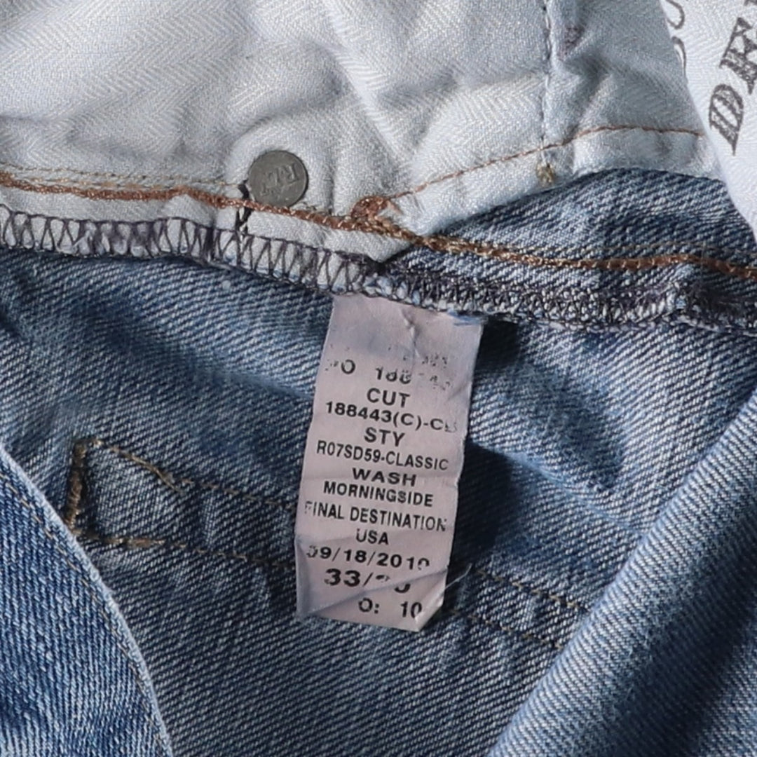 Ralph Lauren Polo Ralph Lauren Straight Denim Pants, Men's W35 (approx.) cotton blue type Vintage Second Hand