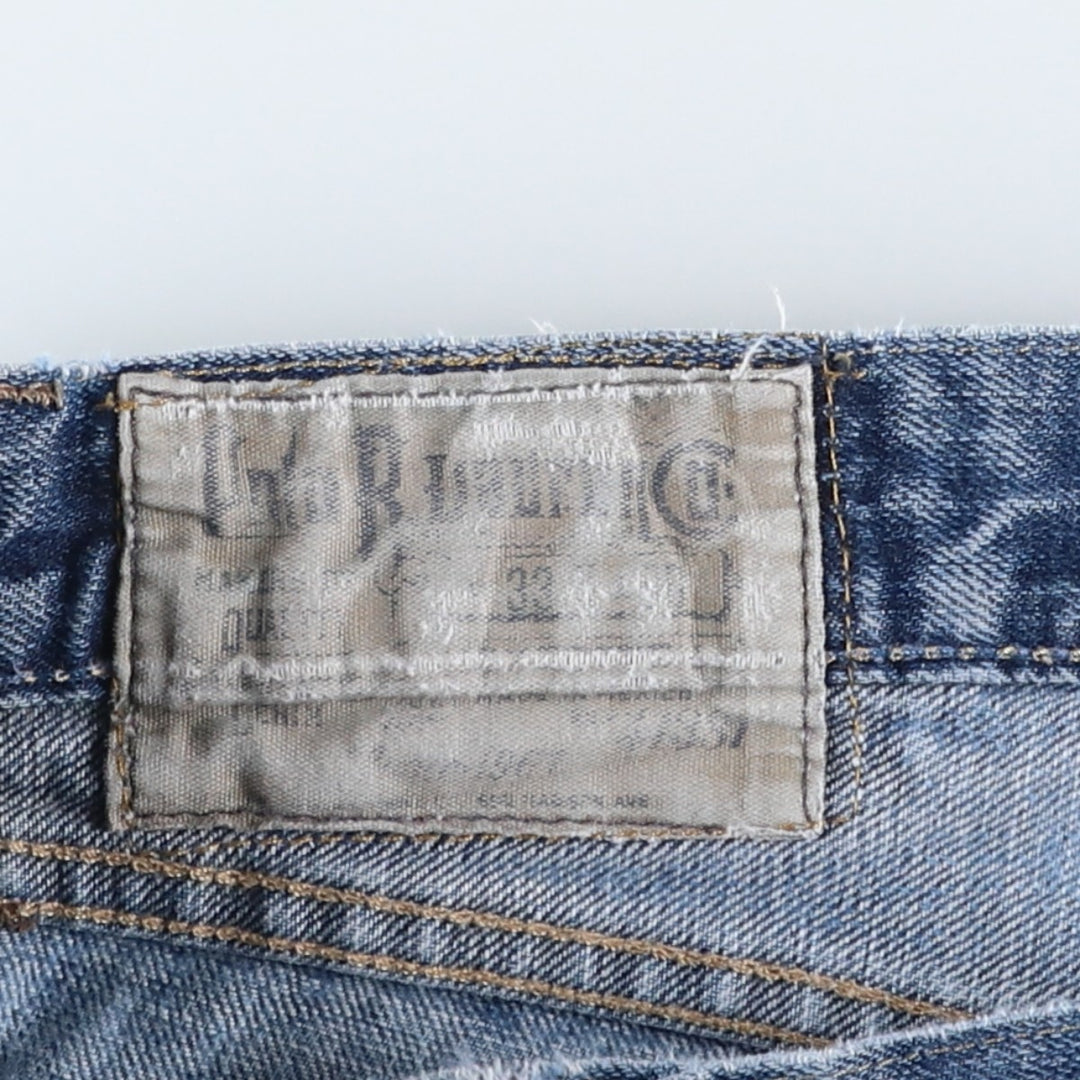 Ralph Lauren Polo Ralph Lauren Straight Denim Pants, Men's W35 (approx.) cotton blue type Vintage Second Hand