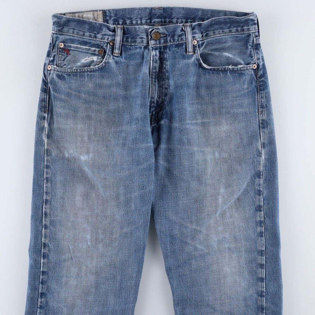 Ralph Lauren Polo Ralph Lauren Straight Denim Pants, Men's W35 (approx.) cotton blue type Vintage Second Hand