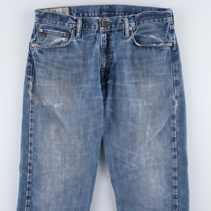 Ralph Lauren Polo Ralph Lauren Straight Denim Pants, Men's W35 (approx.) cotton blue type Vintage Second Hand