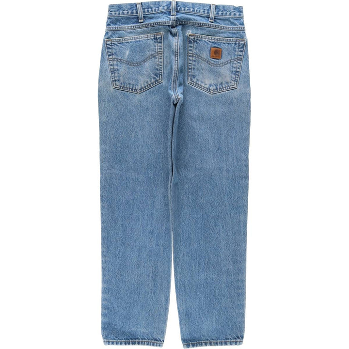 Carhartt Relaxed Fit Tapered Denim Pants for Men, W31 equivalent cotton blue type Vintage Second Hand