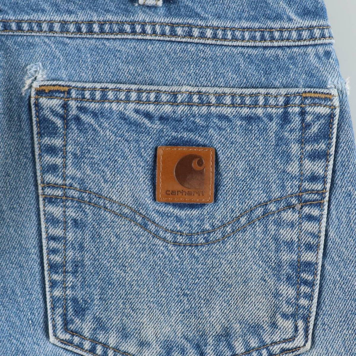 Carhartt Relaxed Fit Tapered Denim Pants for Men, W31 equivalent cotton blue type Vintage Second Hand