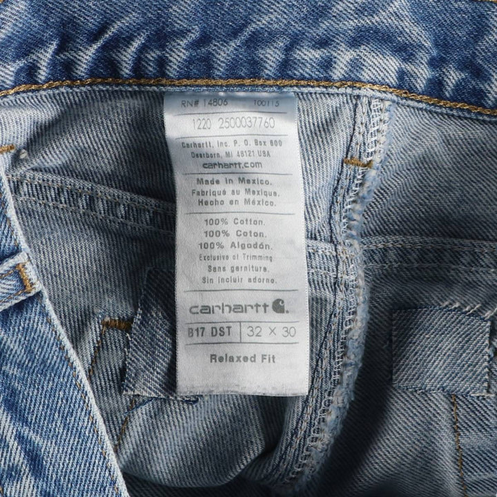 Carhartt Relaxed Fit Tapered Denim Pants for Men, W31 equivalent cotton blue type Vintage Second Hand