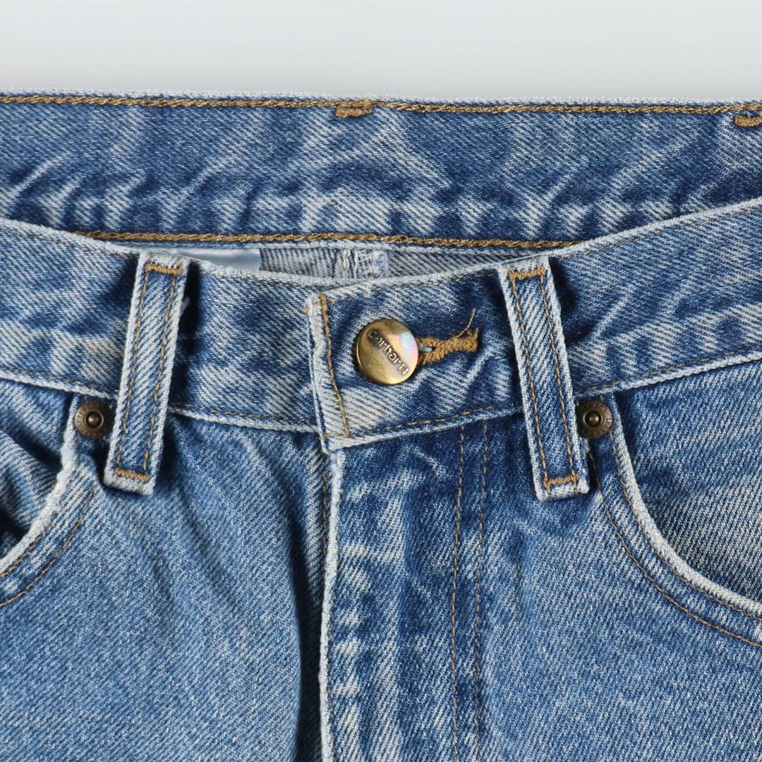 Carhartt Relaxed Fit Tapered Denim Pants for Men, W31 equivalent cotton blue type Vintage Second Hand