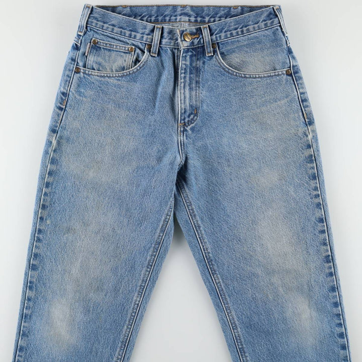 Carhartt Relaxed Fit Tapered Denim Pants for Men, W31 equivalent cotton blue type Vintage Second Hand