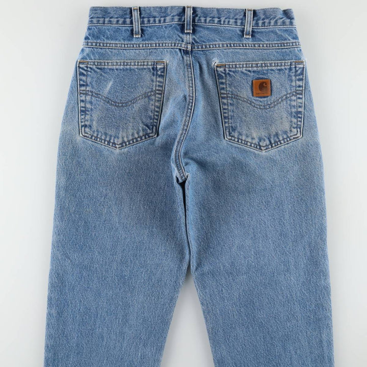 Carhartt Relaxed Fit Tapered Denim Pants for Men, W31 equivalent cotton blue type Vintage Second Hand