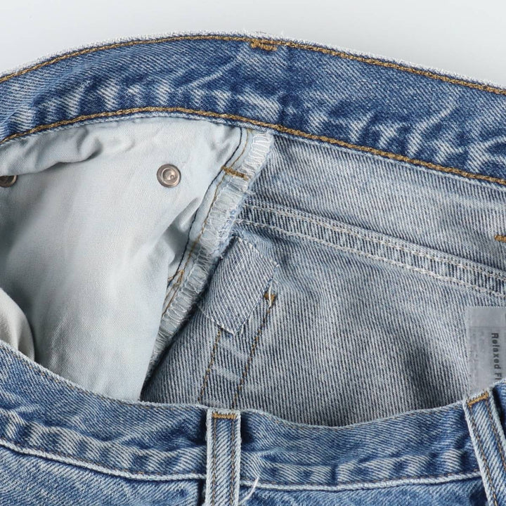 Carhartt Relaxed Fit Tapered Denim Pants for Men, W31 equivalent cotton blue type Vintage Second Hand