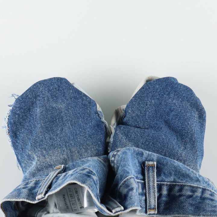 Carhartt Relaxed Fit Tapered Denim Pants for Men, W31 equivalent cotton blue type Vintage Second Hand