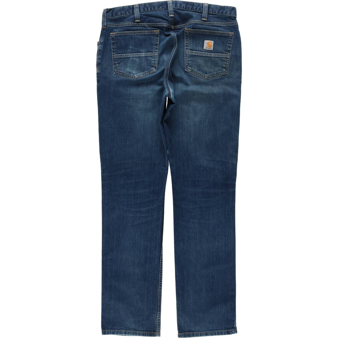 Carhartt Relaxed Fit Straight Fit Straight Denim Pants, Men's W36 (approx.) cotton blue type Vintage Second Hand