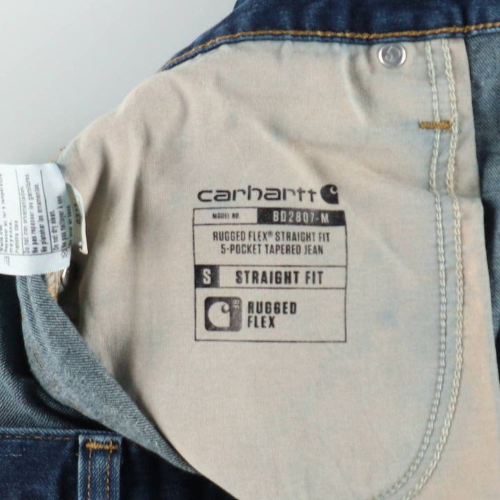 Carhartt Relaxed Fit Straight Fit Straight Denim Pants, Men's W36 (approx.) cotton blue type Vintage Second Hand
