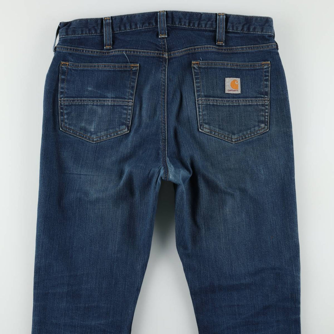 Carhartt Relaxed Fit Straight Fit Straight Denim Pants, Men's W36 (approx.) cotton blue type Vintage Second Hand