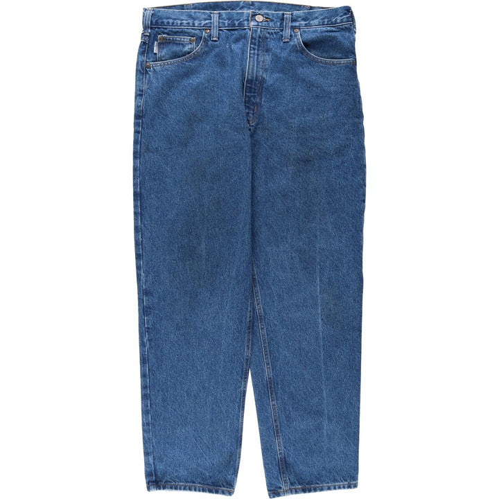 2000'S Carhartt Relaxed Fit Tapered Denim Pants, Men's Size 36 cotton blue type Vintage Second Hand