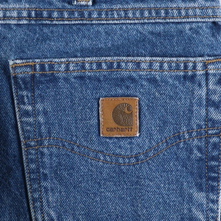 2000'S Carhartt Relaxed Fit Tapered Denim Pants, Men's Size 36 cotton blue type Vintage Second Hand