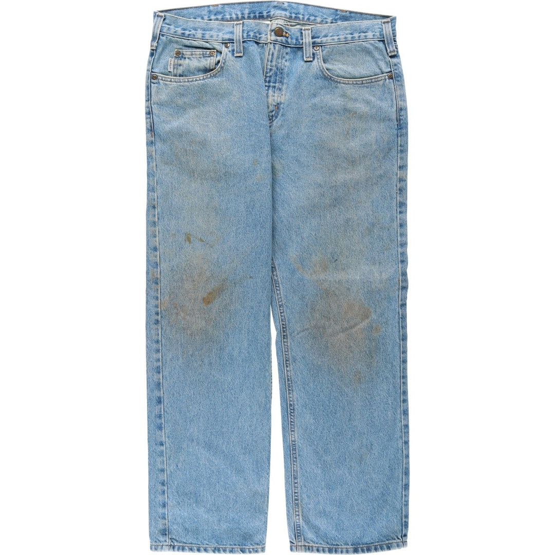 Carhartt Traditional FIT Tapered Denim Pants Men's W37 cotton blue type Vintage Second Hand