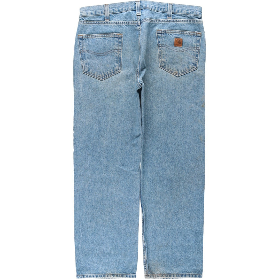 Carhartt Traditional FIT Tapered Denim Pants Men's W37 cotton blue type Vintage Second Hand
