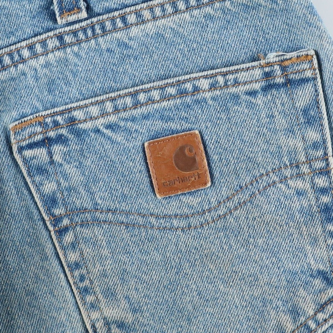 Carhartt Traditional FIT Tapered Denim Pants Men's W37 cotton blue type Vintage Second Hand
