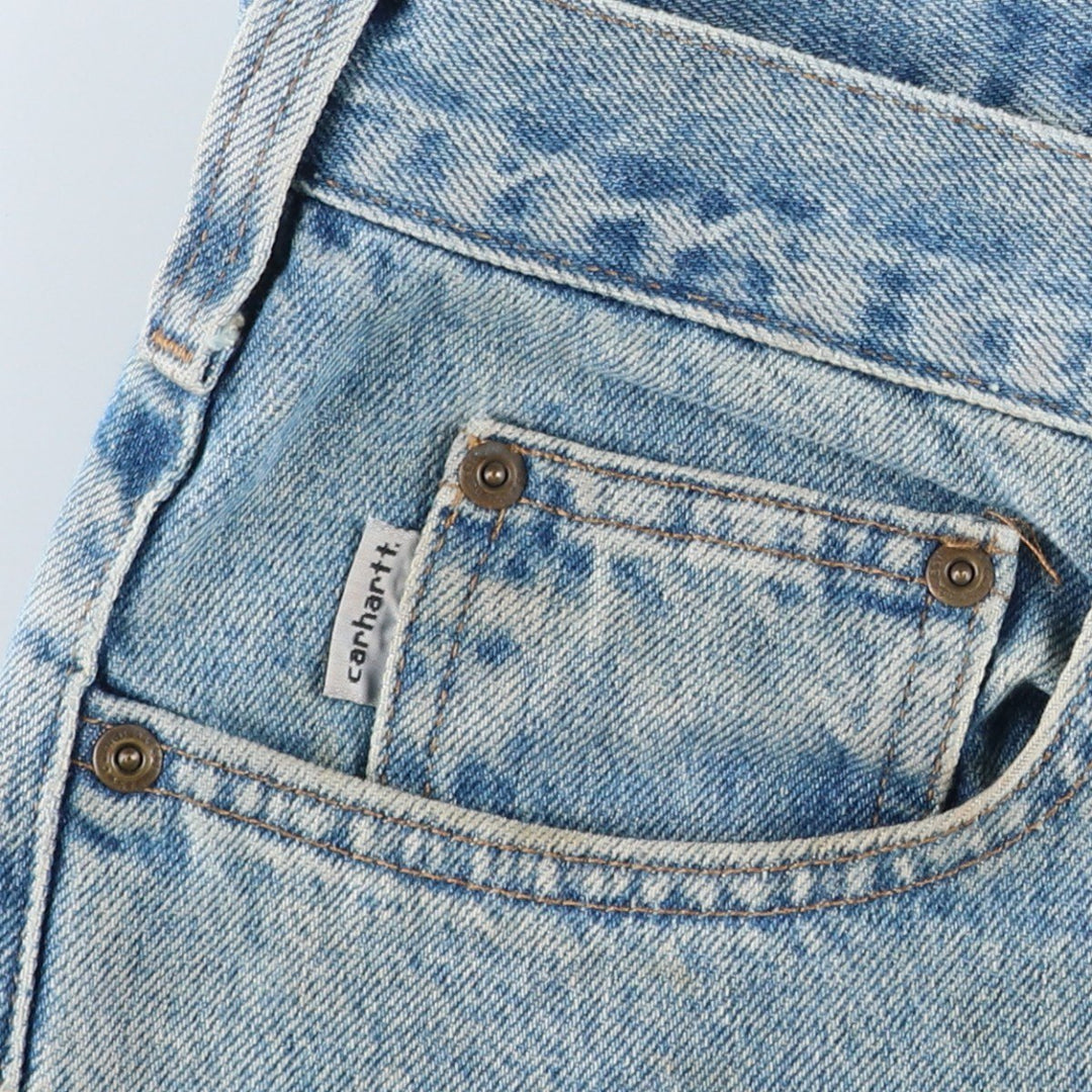 Carhartt Traditional FIT Tapered Denim Pants Men's W37 cotton blue type Vintage Second Hand