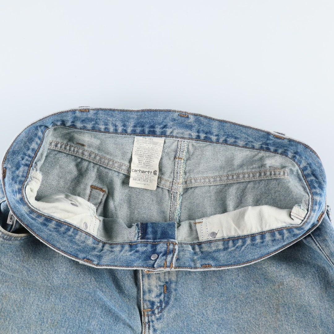 Carhartt Traditional FIT Tapered Denim Pants Men's W37 cotton blue type Vintage Second Hand