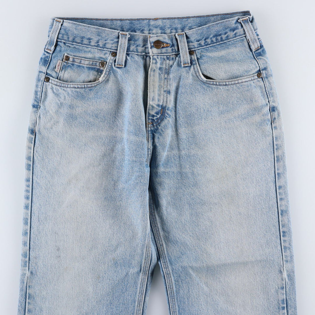 Carhartt Tapered Denim Pants for Men, W32 equivalent unclear blue type Vintage Second Hand