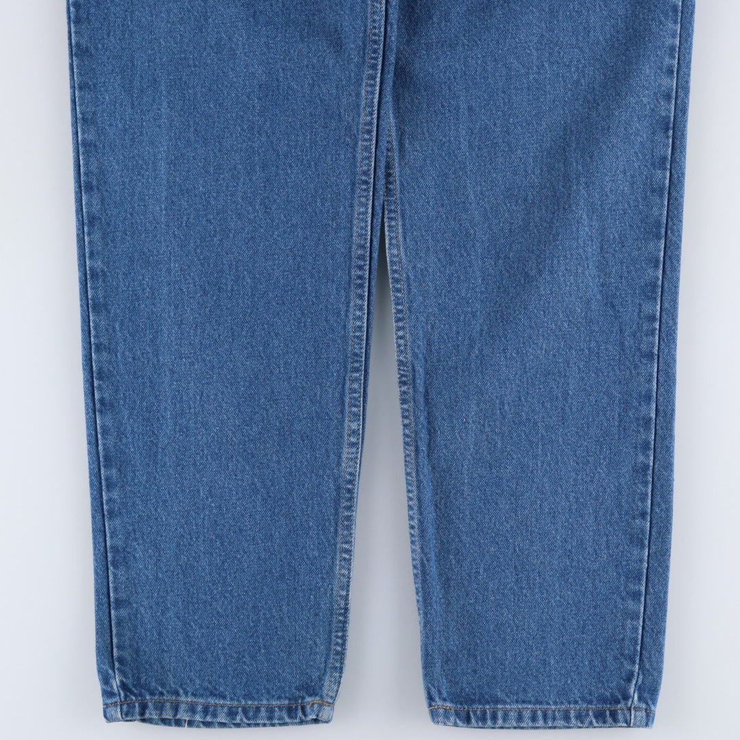 00'S Carhartt tapered denim pants for men, W33 equivalent cotton blue type Vintage Second Hand