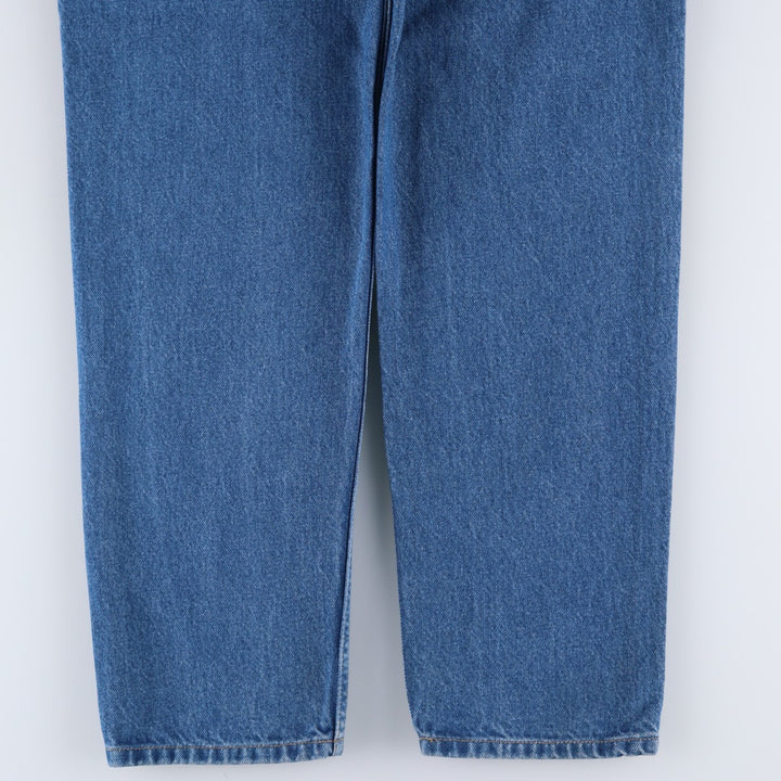 00'S Carhartt tapered denim pants for men, W33 equivalent cotton blue type Vintage Second Hand