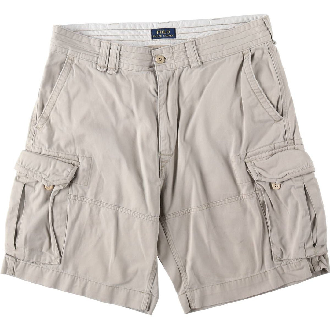 Ralph Lauren POLO RALPH LAUREN cargo shorts short pants men's w36 equivalent cotton Beige type Vintage Second Hand