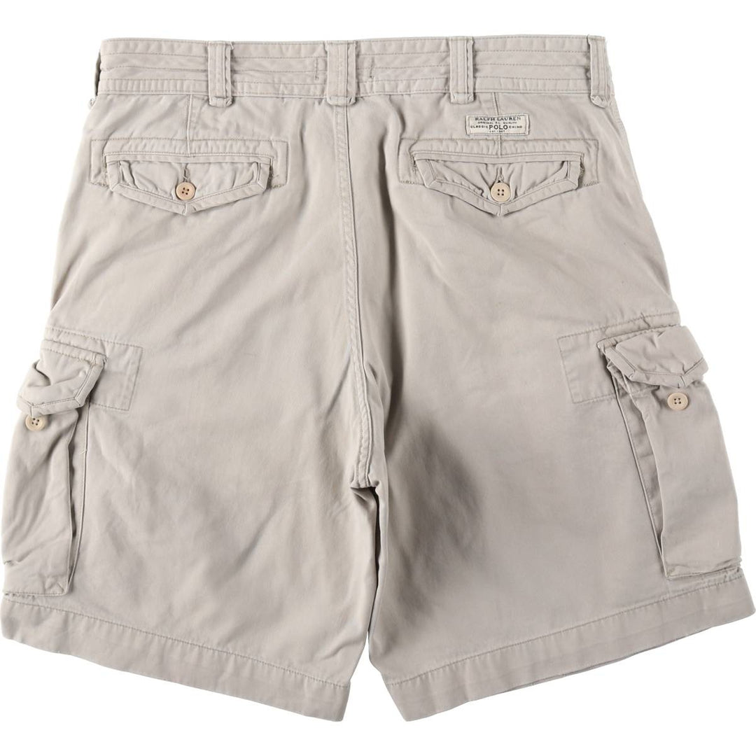 Ralph Lauren POLO RALPH LAUREN cargo shorts short pants men's w36 equivalent cotton Beige type Vintage Second Hand