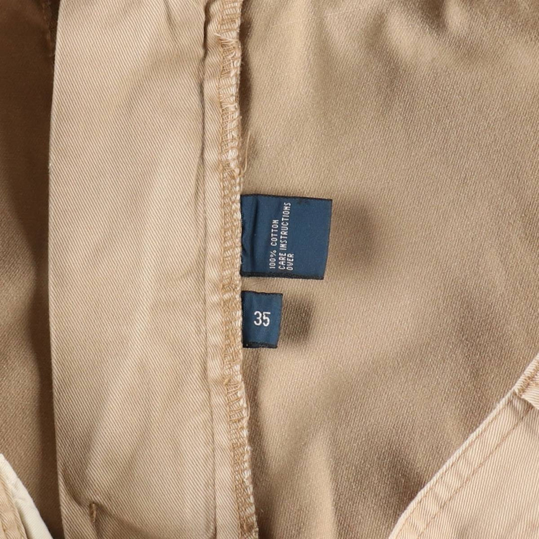 Ralph Lauren POLO by Ralph Lauren cargo shorts, half pants, men's size w36 cotton Beige type Vintage Second Hand