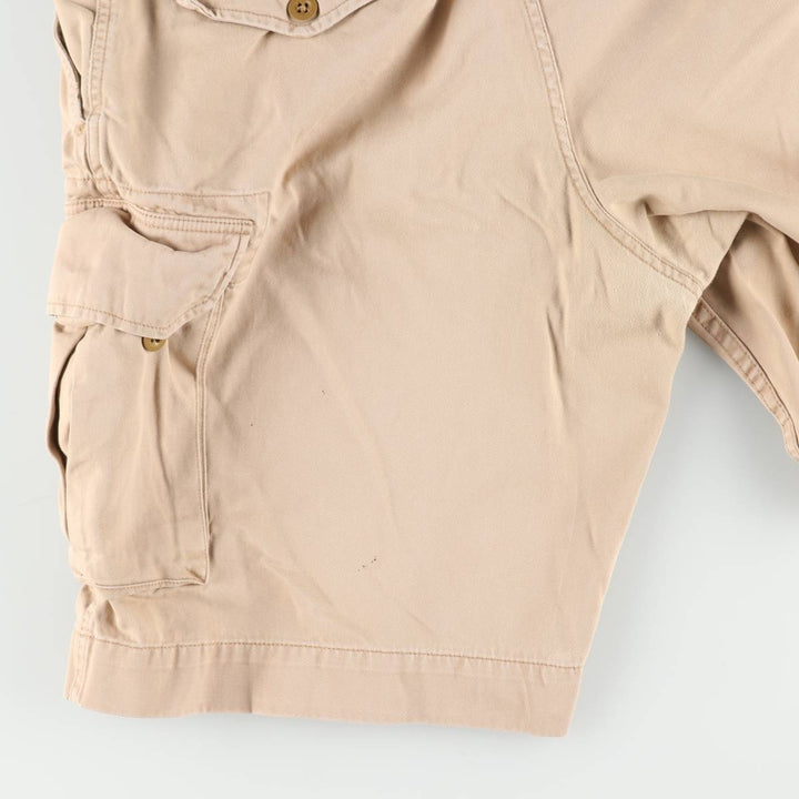 Ralph Lauren POLO by Ralph Lauren cargo shorts, half pants, men's size w36 cotton Beige type Vintage Second Hand
