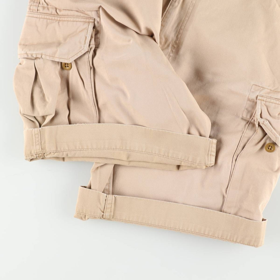 Ralph Lauren POLO by Ralph Lauren cargo shorts, half pants, men's size w36 cotton Beige type Vintage Second Hand