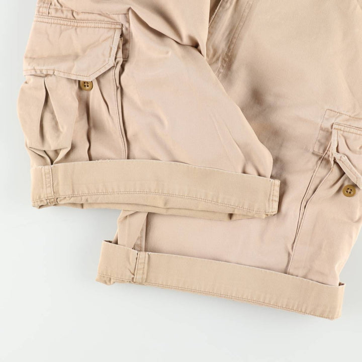 Ralph Lauren POLO by Ralph Lauren cargo shorts, half pants, men's size w36 cotton Beige type Vintage Second Hand