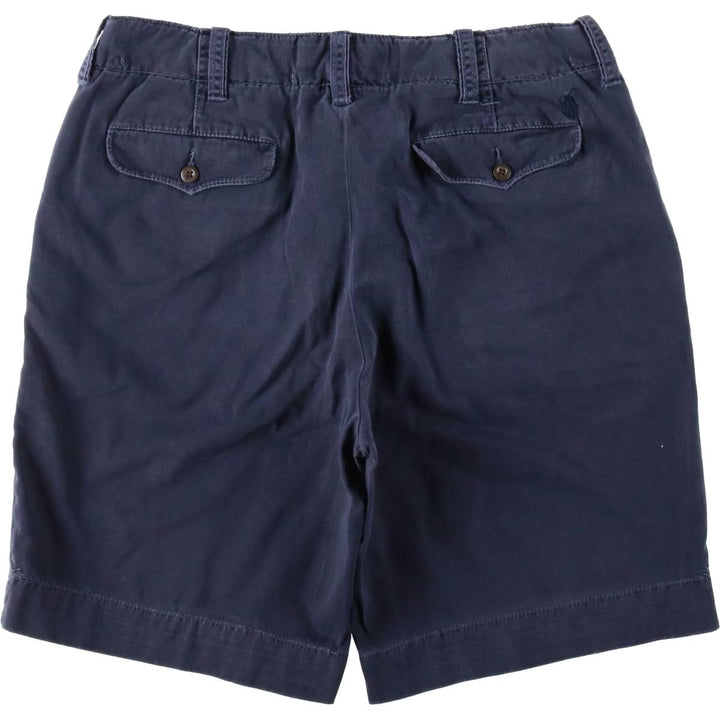 Ralph Lauren Polo Ralph Lauren Chino Shorts, Men's Size W37 (approx.) cotton navy blue type Vintage Second Hand