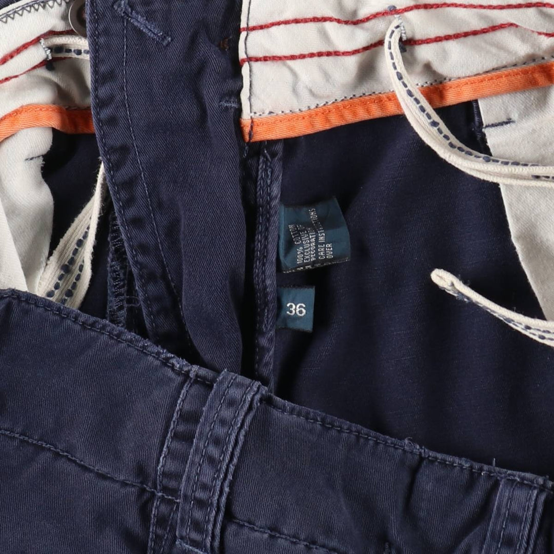 Ralph Lauren Polo Ralph Lauren Chino Shorts, Men's Size W37 (approx.) cotton navy blue type Vintage Second Hand