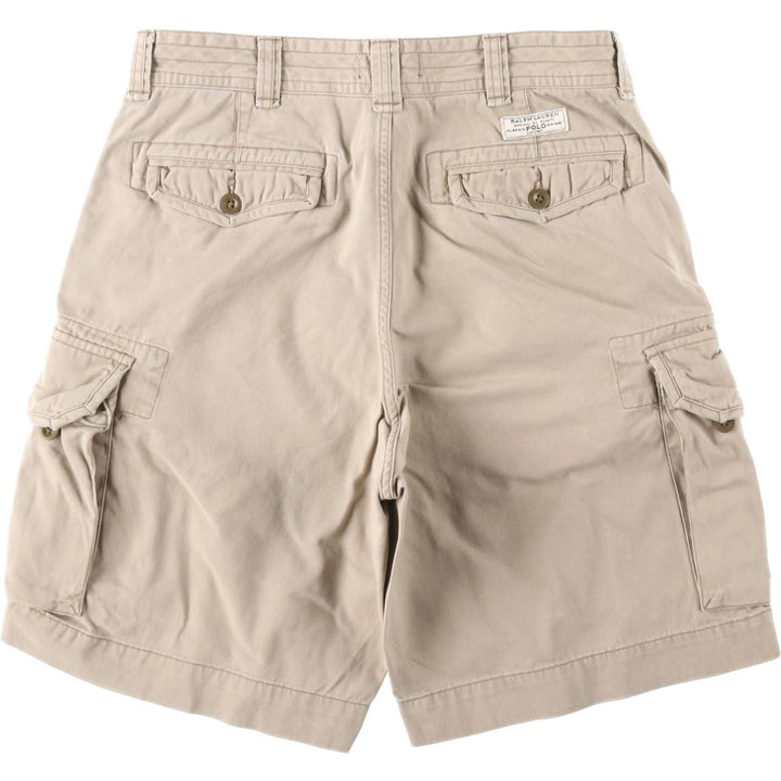 Ralph Lauren POLO RALPH LAUREN cargo shorts, half pants, men's size w35 cotton Beige type Vintage Second Hand