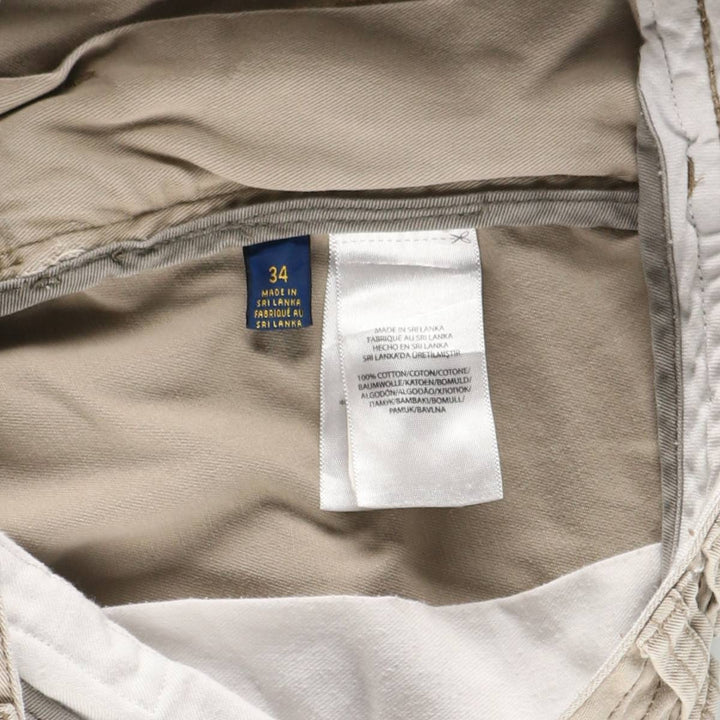 Ralph Lauren POLO RALPH LAUREN cargo shorts, half pants, men's size w35 cotton Beige type Vintage Second Hand