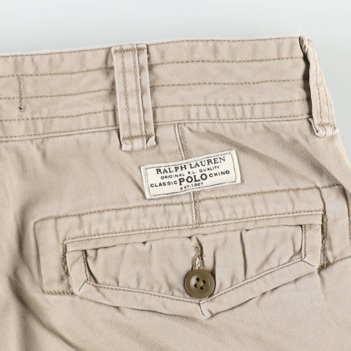 Ralph Lauren POLO RALPH LAUREN cargo shorts, half pants, men's size w35 cotton Beige type Vintage Second Hand