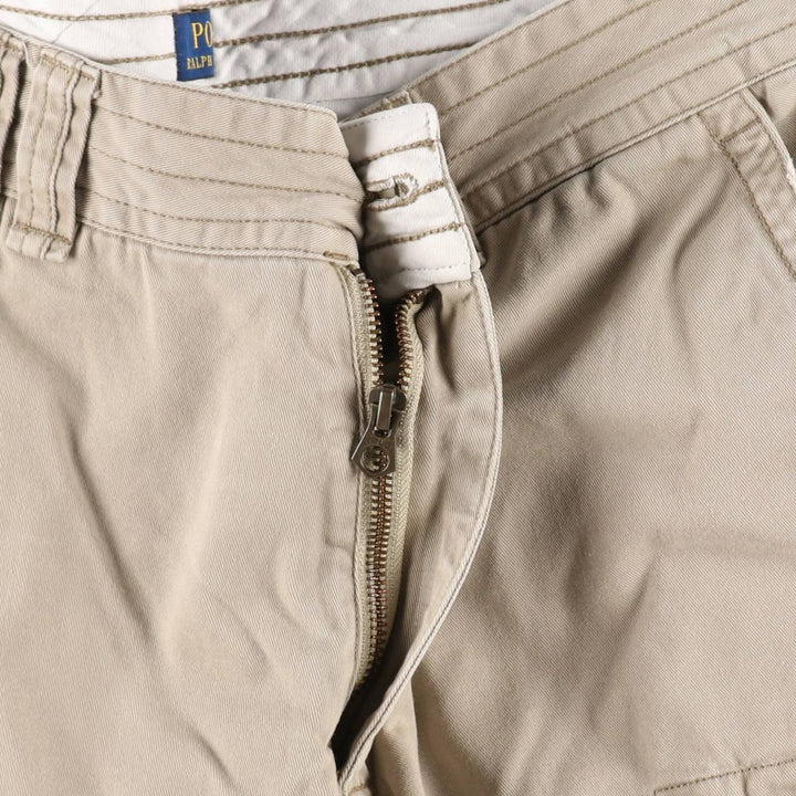Ralph Lauren POLO RALPH LAUREN cargo shorts, half pants, men's size w35 cotton Beige type Vintage Second Hand