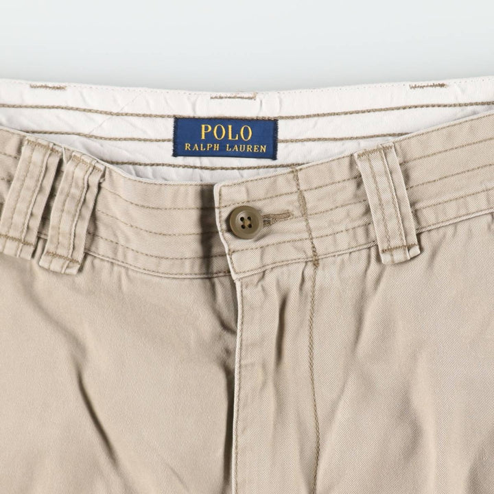 Ralph Lauren POLO RALPH LAUREN cargo shorts, half pants, men's size w35 cotton Beige type Vintage Second Hand