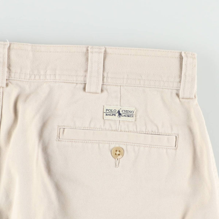 Ralph Lauren POLO by Ralph Lauren cargo shorts, half pants, men's size w36 cotton Beige type Vintage Second Hand