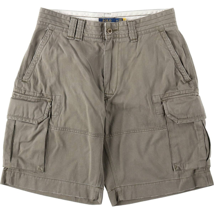Ralph Lauren POLO RALPH LAUREN cargo shorts, half pants, men's size w33 cotton gray type Vintage Second Hand